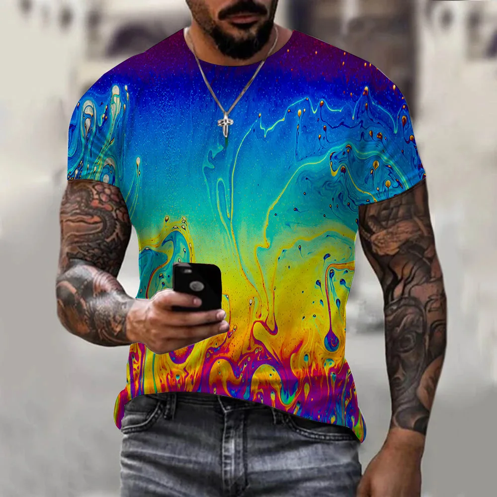 

Футболка мужская с коротким рукавом и принтом, Спортивная тенниска для бега, фитнеса, тренажерного зала, уличная одежда, лето