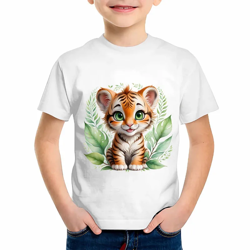 Клейкая термонаклейка с изображением животных зебры тигра совы 20 см