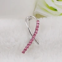 white k plating color exquisite brooch fashion jewelry red ribbon for women