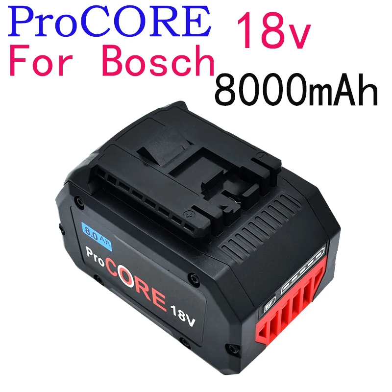 

18V 8000mAh ProCORE Ersatz Batterie für Bos 18V Professionelle System Cordless Werkzeuge BAT609 BAT618 GBA18V80 21700 Zelle