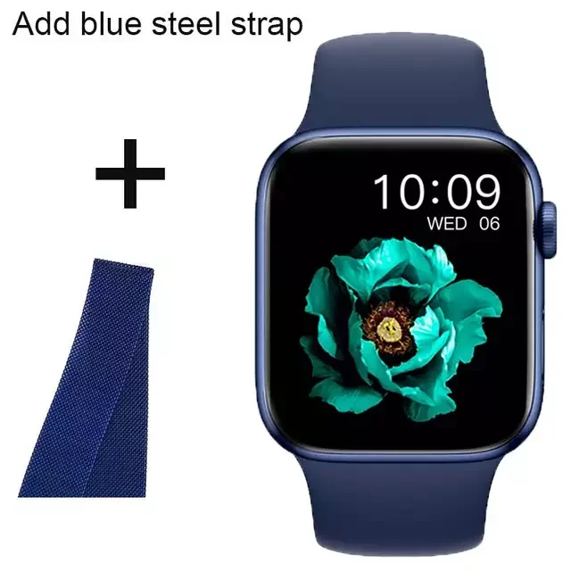 

Смарт-часы мужские и женские, водостойкие, IP67, 44 мм, с коробкой