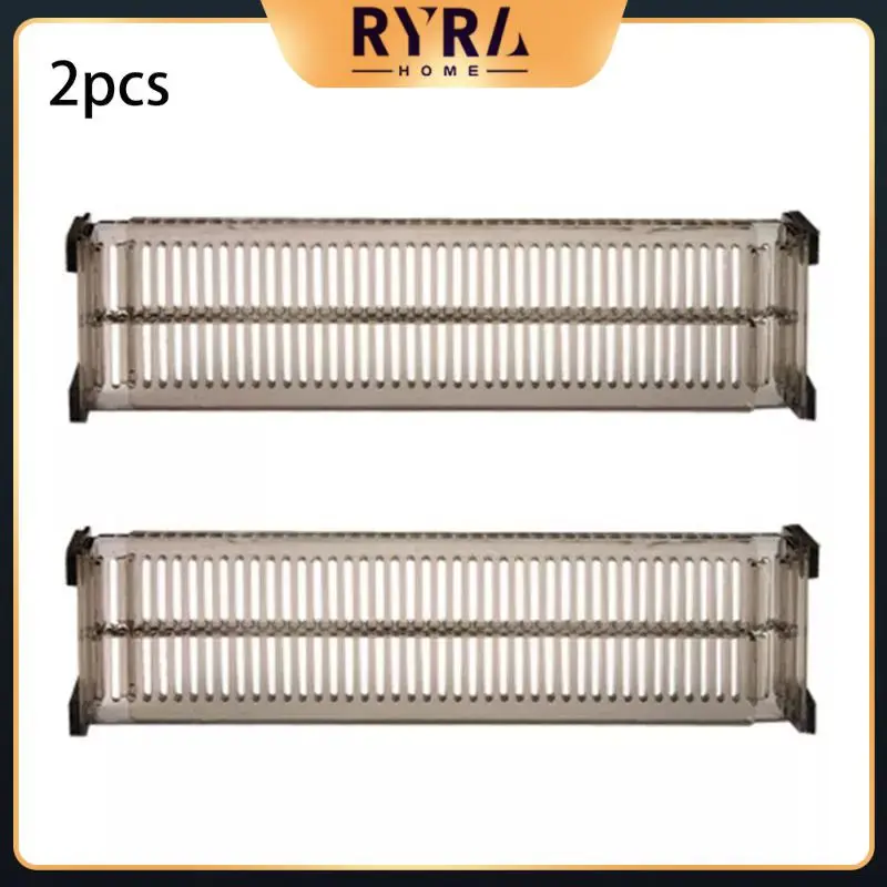 

Cabinet Storage Partition Punch-free 2pcs/set Clapboard Durable Adjustable Drawer Dividers Organizer Supplies Storage Organiser