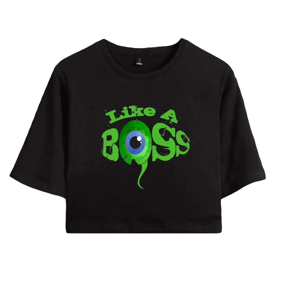 

Jacksepticeye Fashion Printed Women Crop Tops Summer Short Sleeve T-shirts Hot Sale Girls Casual Streetwear Harajuku T shirts