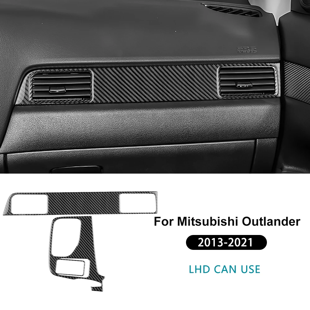 

Настоящее мягкое углеродное волокно для Mitsubishi Outlander 3 2013 2014 2015 2016 2017 2018 2019 2020 2021 LHD RHD наклейка на рамку воздуховыпускного отверстия