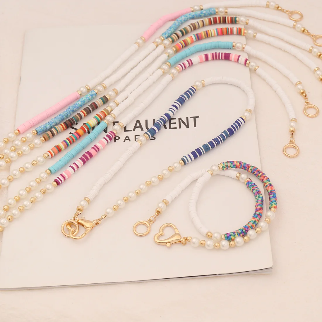 Женское пляжное ожерелье с жемчугом в этническом стиле |