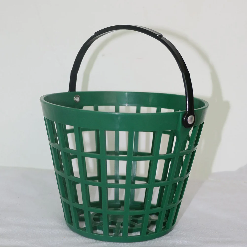 

Plastic Hamper Golf Pick Basket Golfing Ball Storage Container Cloth Shelf Golfs Portable Golfball Balls Collecting Bucket
