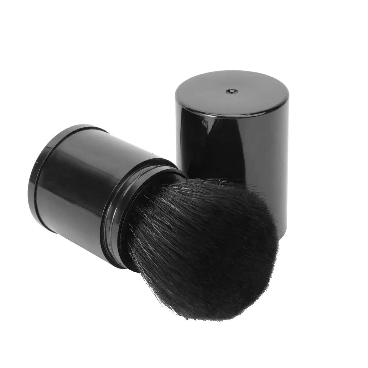 

Brush Foundation Makeup Kabuki Brushes Travel Blush Loose Face Covers Liquid Puff Retractable Women Applicators Bronzer Buffing