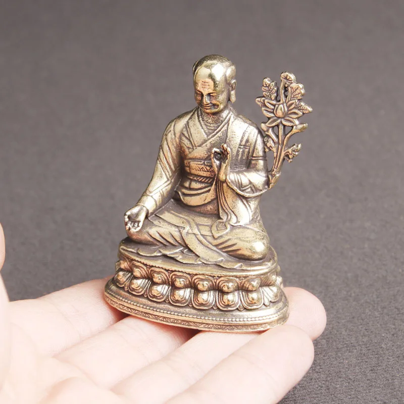 Статуя Будды Sakya Gongganinbu ретро Латунное настольное украшение