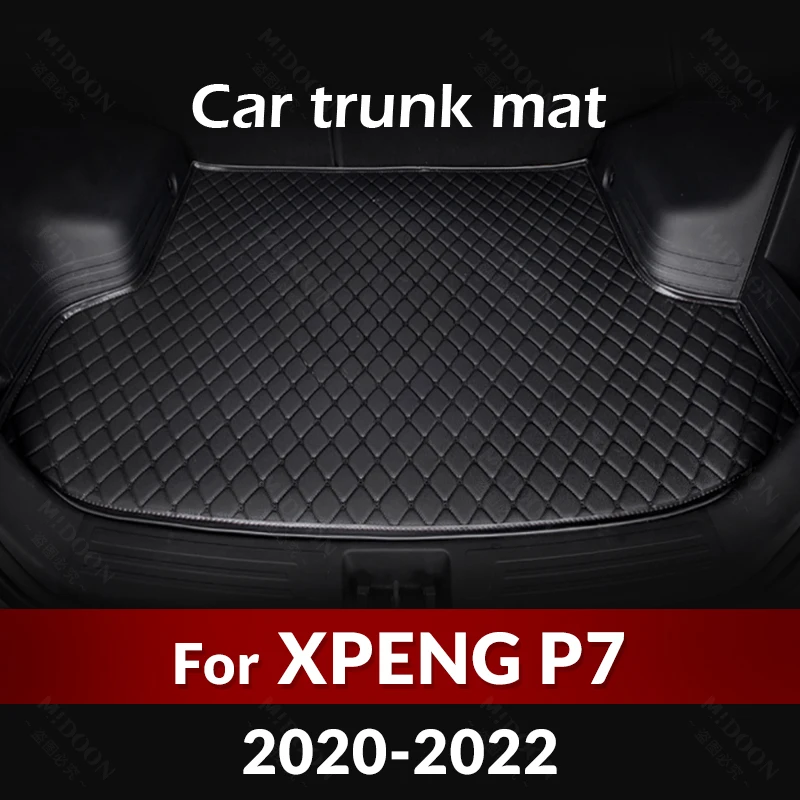 

Коврик для багажника автомобиля для XPENG P7 2020 2021 2022, пользовательские автомобильные аксессуары, украшение интерьера автомобиля