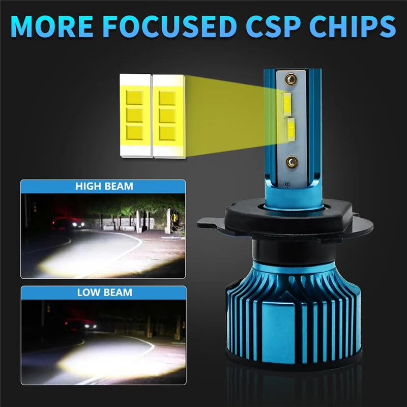 

Светодиодная передняя фара для мотоцикла H4, противотумансветильник фары s, светодиодные лампы, передсветильник РА для мотоцикла, прожексве...