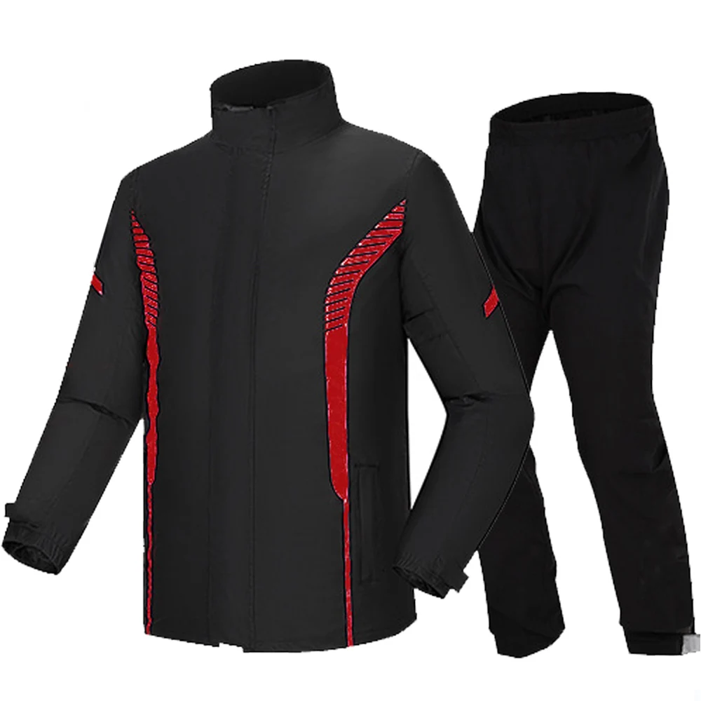

Motorcycle Raincoat Waterproof Reflective Moto Motocross Riding Rain Clothes Set Outdoor Portable Folding Type Breathable Rain