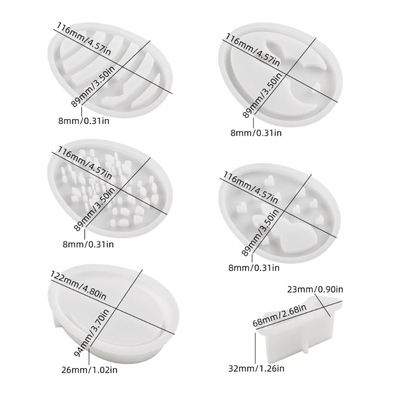 Набор 3D силиконовых форм формы для рукоделия ручной работы силиконовая текстура