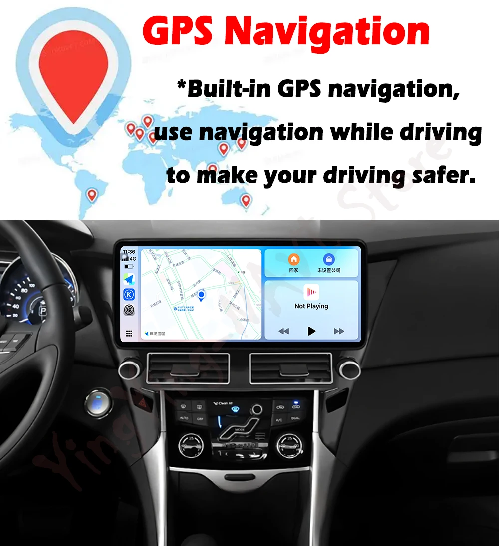Фото 12,3 lnch Android 15 Auto Carplay для Honda CRV 2023, автомобильный радиоприемник, мультимедийный видеоплеер, Wi-Fi, GPS-навигация, DSP, стерео №4