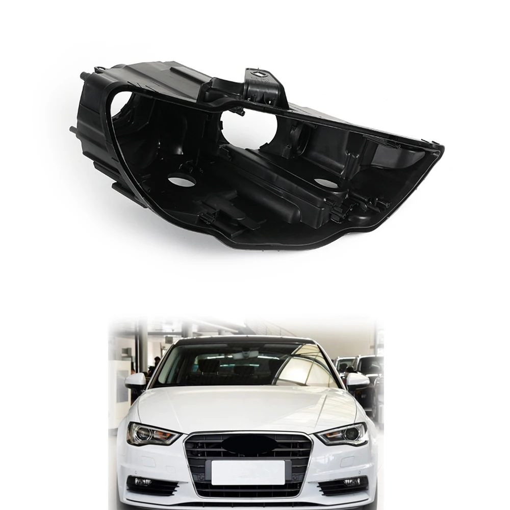

for audi A3 2013-2016 Car Headlight Housing Black shell base plastic House