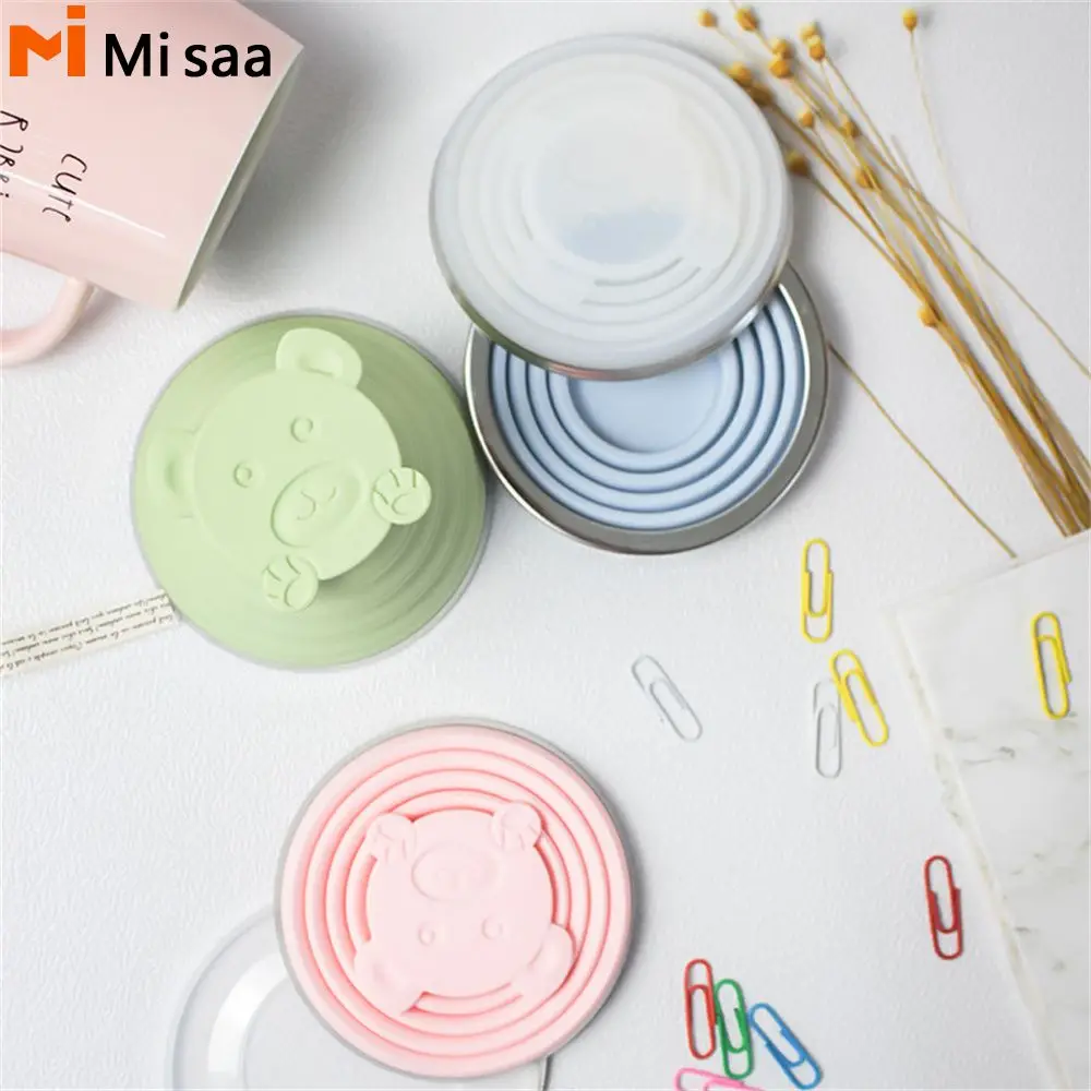 Silicone Cup Round Preferred Material Small And Portable Foldable Ultra-thin Cover Home Furnishing Outdoor Cup 250ml Scalable