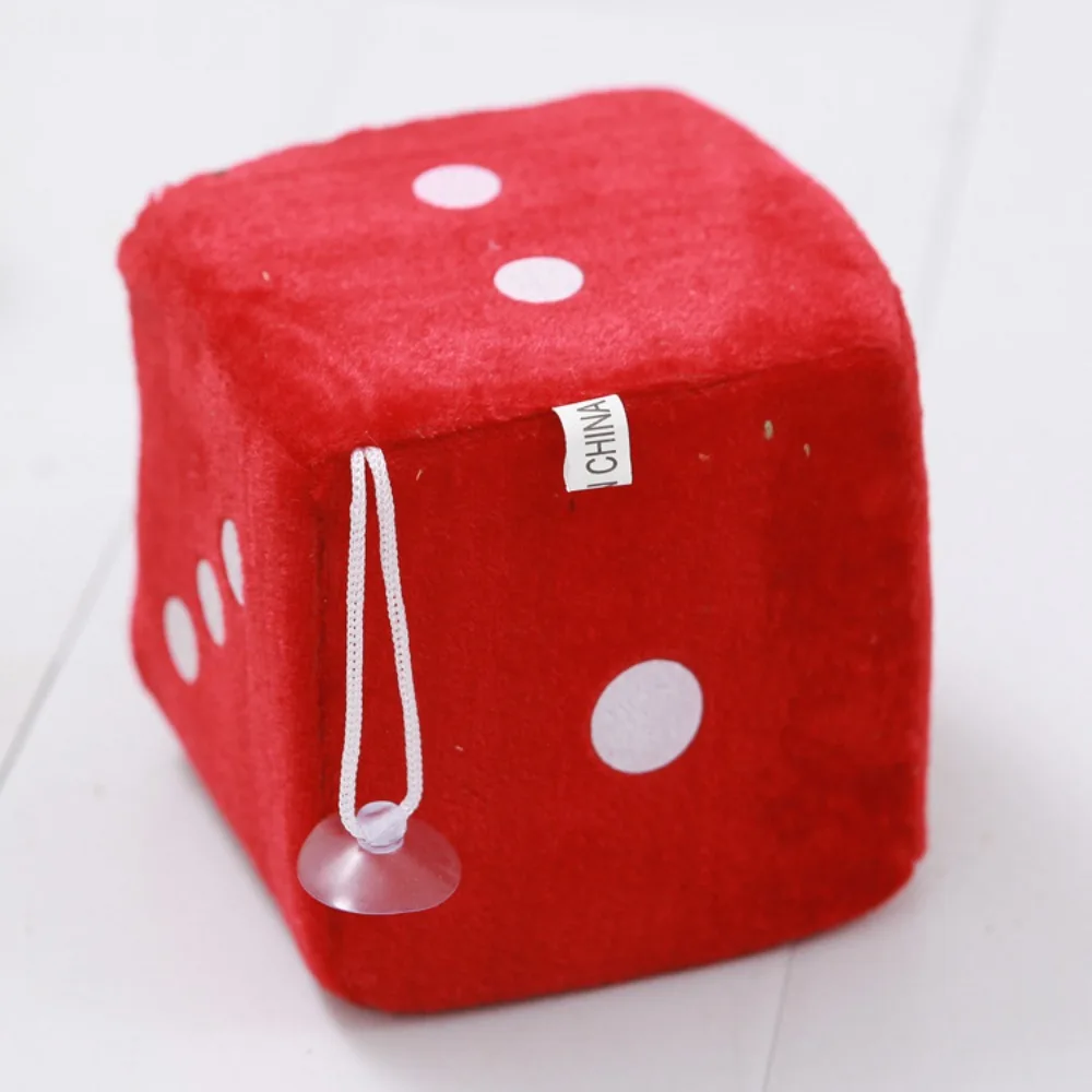 Креативные плюшевые игральные кости 10x10x10 см настенные подвесные многоцветные