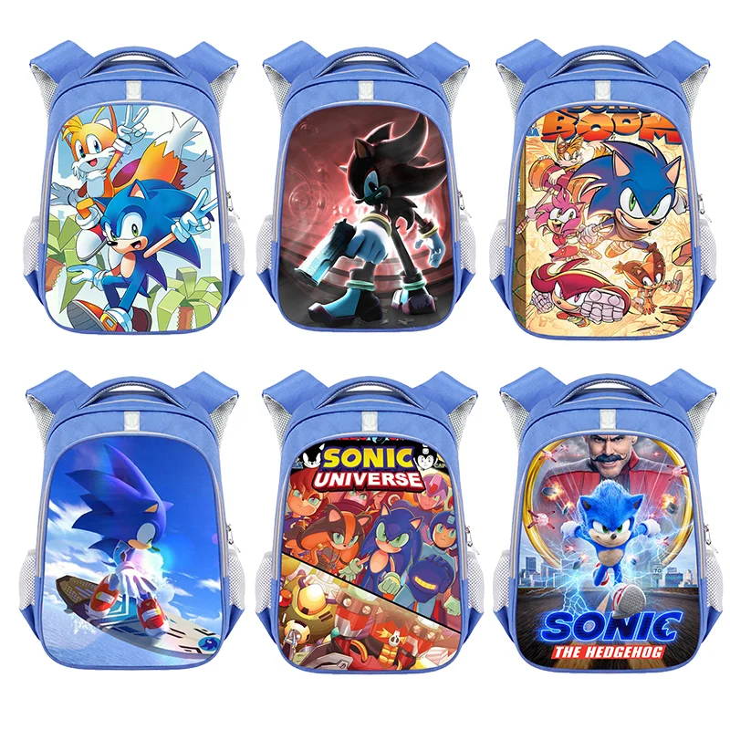 

Сумка для детского сада Sonics, детская школьная сумка, рюкзак Sonics для девочек и мальчиков, школьная сумка, Детский рюкзак, милый школьный рюкза...