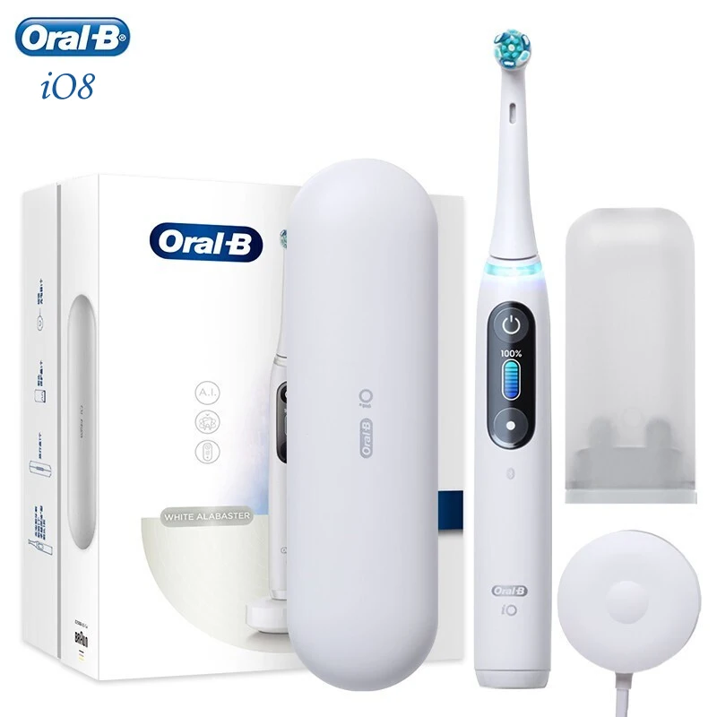 Электрическая зубная щетка Oral B iO Series, умная быстрая зарядка, перезаряжаемая