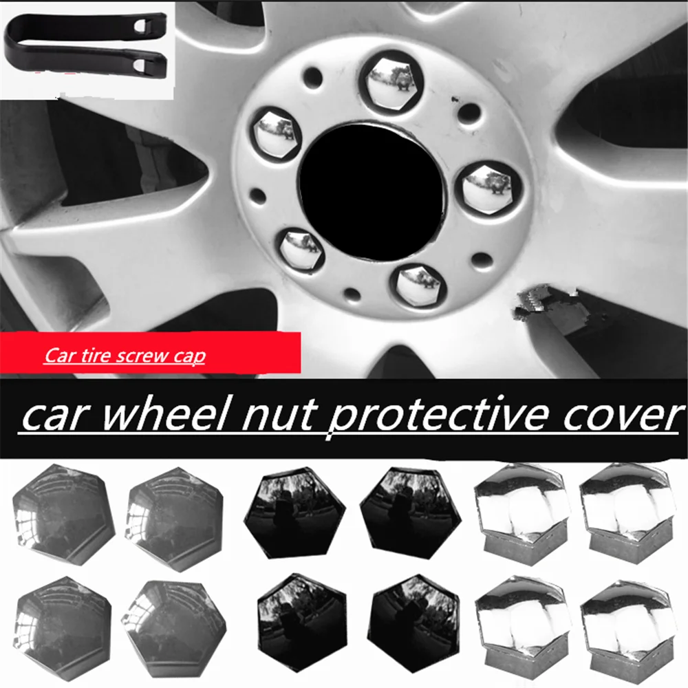 

20pcs Car Wheel Nut Caps Protection for Turismo Rodius Rexton Korando KIA RIO Ceedfor Golf Skoda Fabia