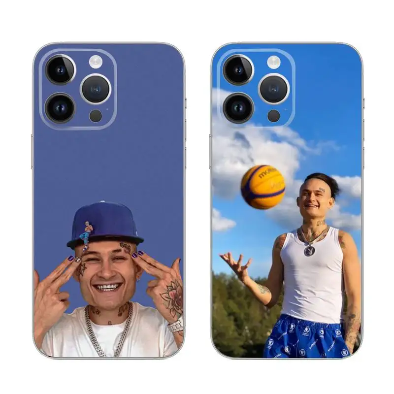 Чехол для телефона MORGENSHTERN Rapper для iPhone 15 14 13 12 11 Pro Max Plus Mini X XS XR 8 7 6 5 5C S Plus SE, прозрачный мягкий чехол