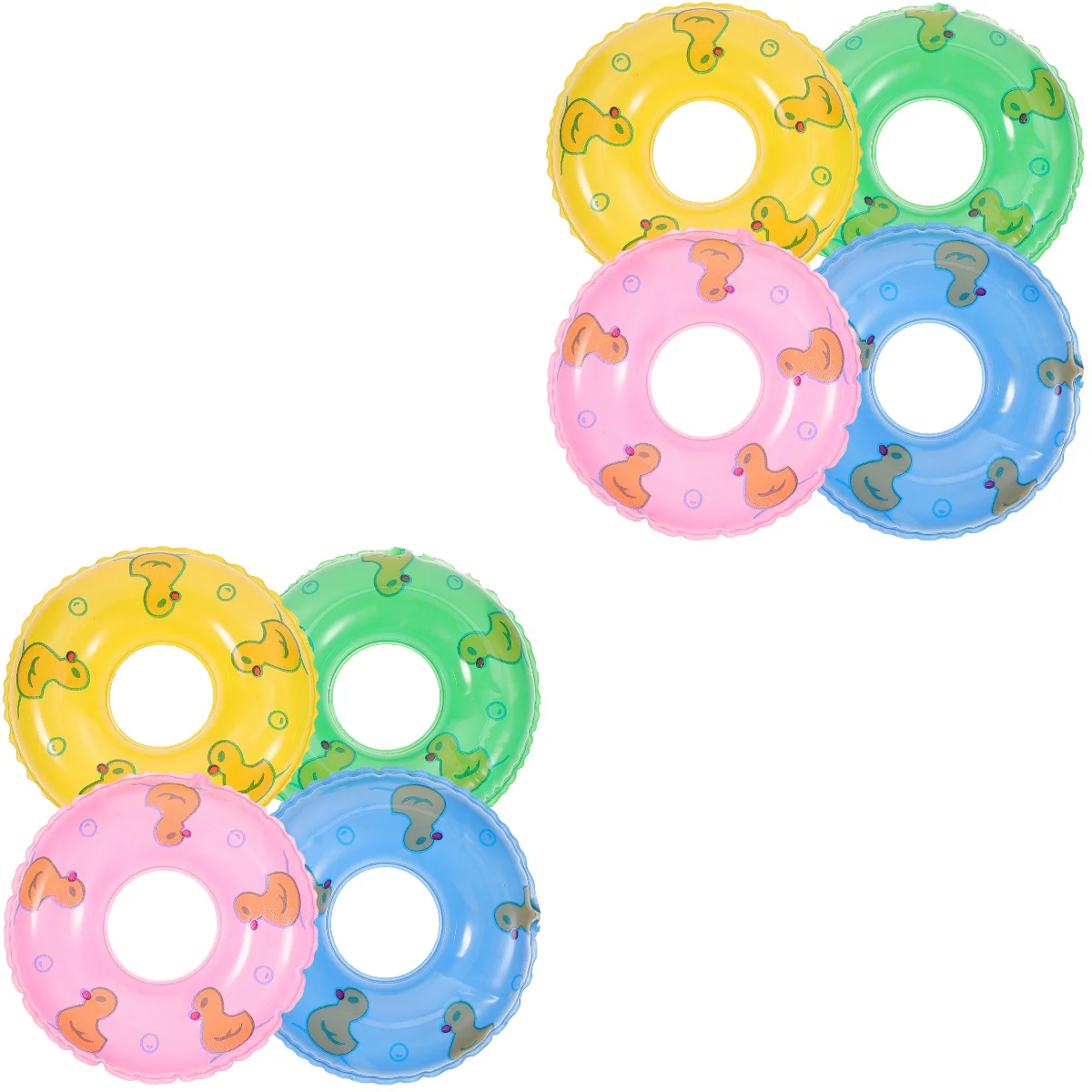 

24 pcs Mini Swim Rings Ornaments Mini Floating Swim Rings Mini Floating Toys