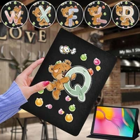 for samsung galaxy tab a7 lite 8 7tab a7 10 4a a6 10 1tab a 8 0a 10 1a 10 5 inch leather flip tablet adjustable stand cover