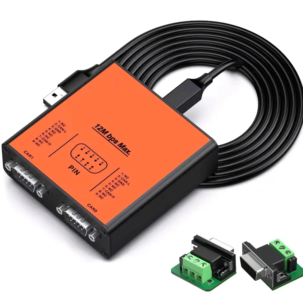 Фото Анализатор CAN FD PCAN FD LIN USB to CAN, совместимый с PEAK ZLG, поддерживает Inca CANoe №2