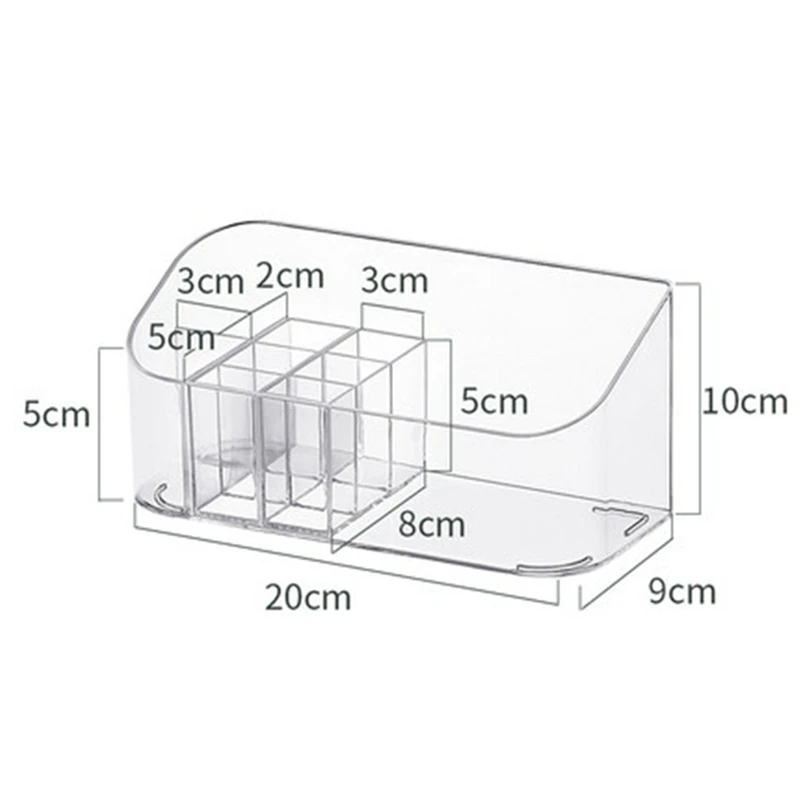 Держатель кистей для макияжа органайзер небольшой ящик хранения косметического