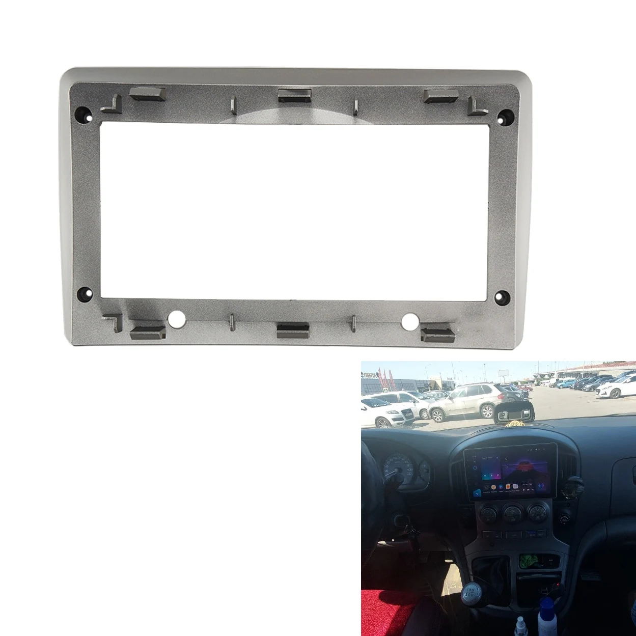 2 Din Автомобильная радиоустановка Fascia ДЛЯ Hyundai Starex/H1 2007-2015 DVD стерео рамка пластина