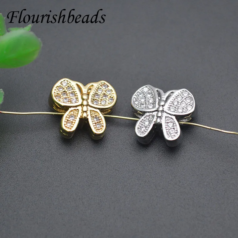 

Женские бусины в форме бабочки с отверстиями, ювелирные изделия ручной работы, аксессуары для браслетов и ожерелий, 20 шт./партия