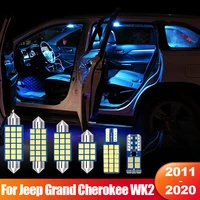 for jeep grand cherokee wk2 2011 2013 2014 2015 2016 2017 2018 2019 2020 6pcs car led interior lights trunk light accessories
