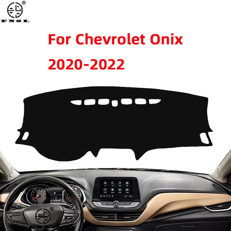

For Chevrolet Onix 2020 2021 2022 Car Dashboard Cover Pat Dash Board Mat Carpet Dashmat Cape Sunshade Protector Accessories