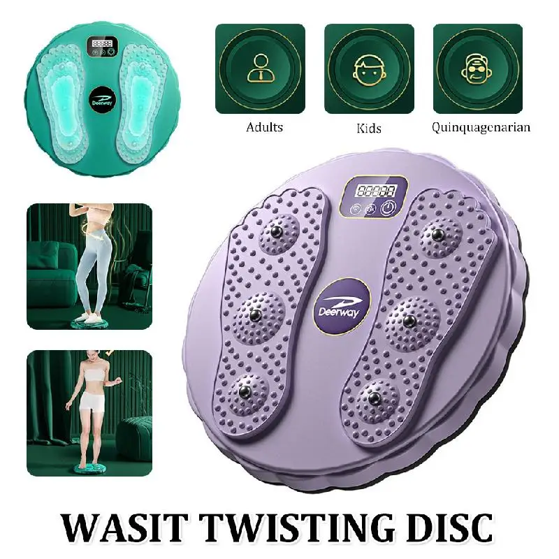 

Waist Twisting Disc Balance Board Fitness Equipment for Home Body Aerobic Rotating Sports Magnetic MassagePlate Digital Counter