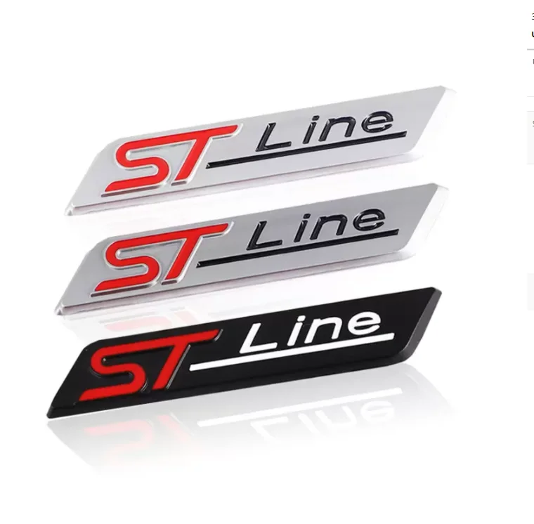 3D Автомобильная наклейка ST LINE эмблема спортивный значок для ford F-150 Focus X