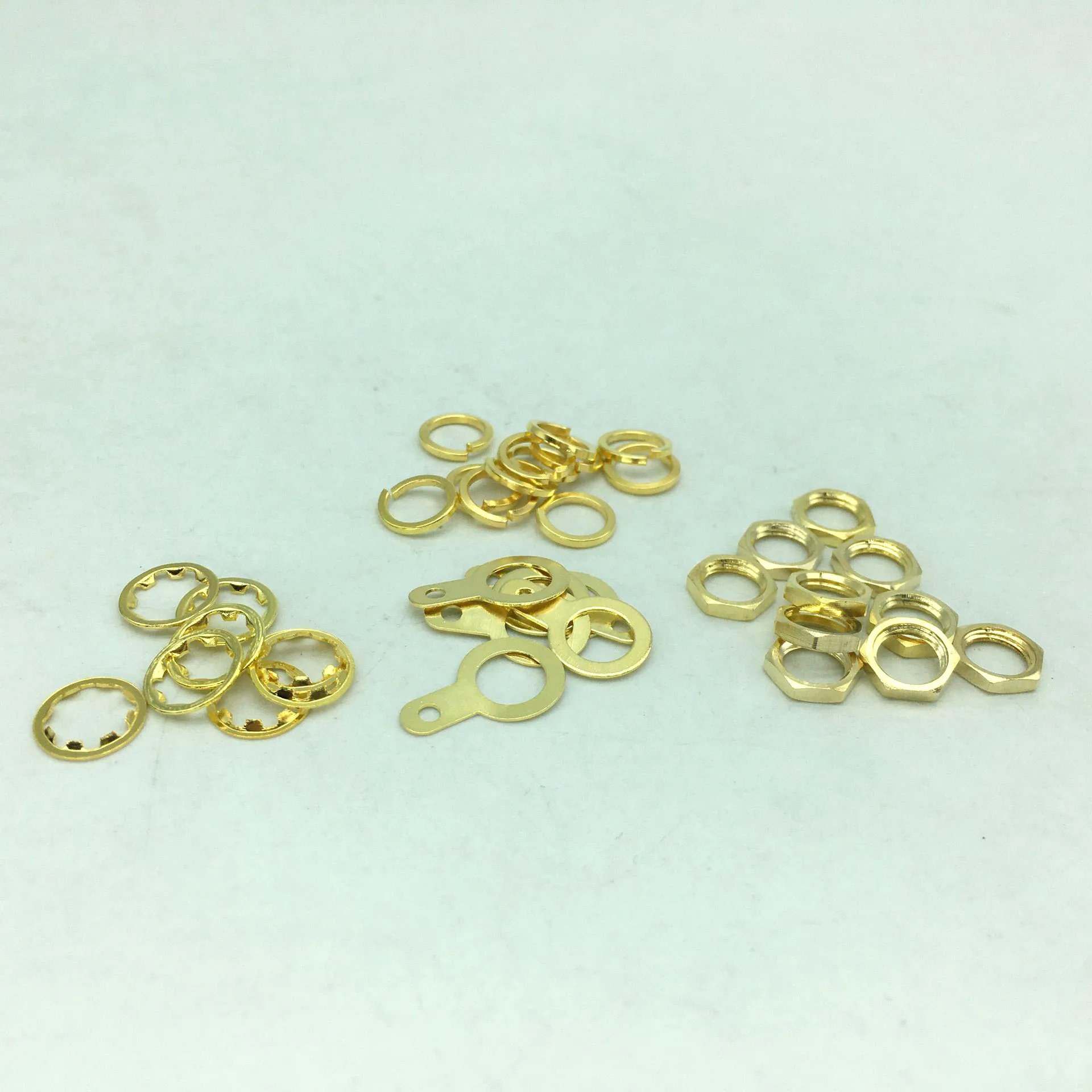 1000 sets 6.35mm 1/4 - 36UNS-2B SMA Screw Nuts/Spacer Washers/Spring Pads/solder tab/lug for Φ6mm RP-SMA / SMA Female Standard