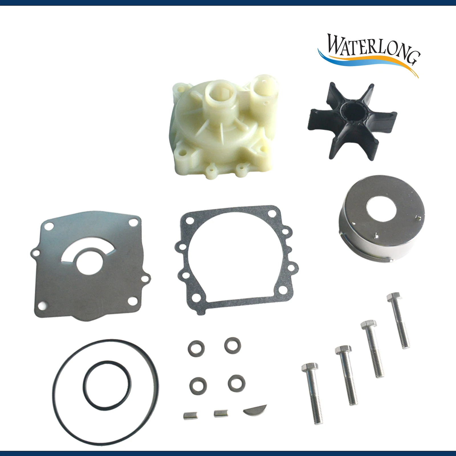 Комплект для ремонта водяного насоса WATERLONG 61AW0078 крыльчатка заменяет Yamaha
