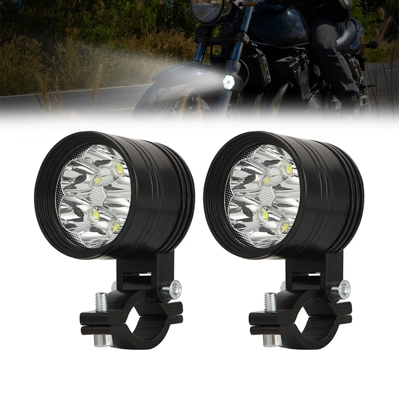

Motorcycle spotlight For Off-road, 4X4, 4WD, ATV, SUV Auxiliary light strong light paving LED Headlight Fog light LC Motorcycle