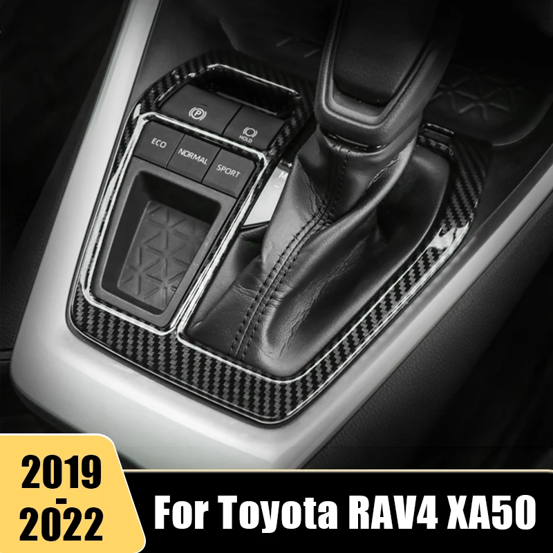 

For Toyota RAV4 2019 2020 2021 2022 RAV 4 XA50 XA 50 Car Gear Shift Box Panel Cover Trim Frame Internal Decoration Accessories