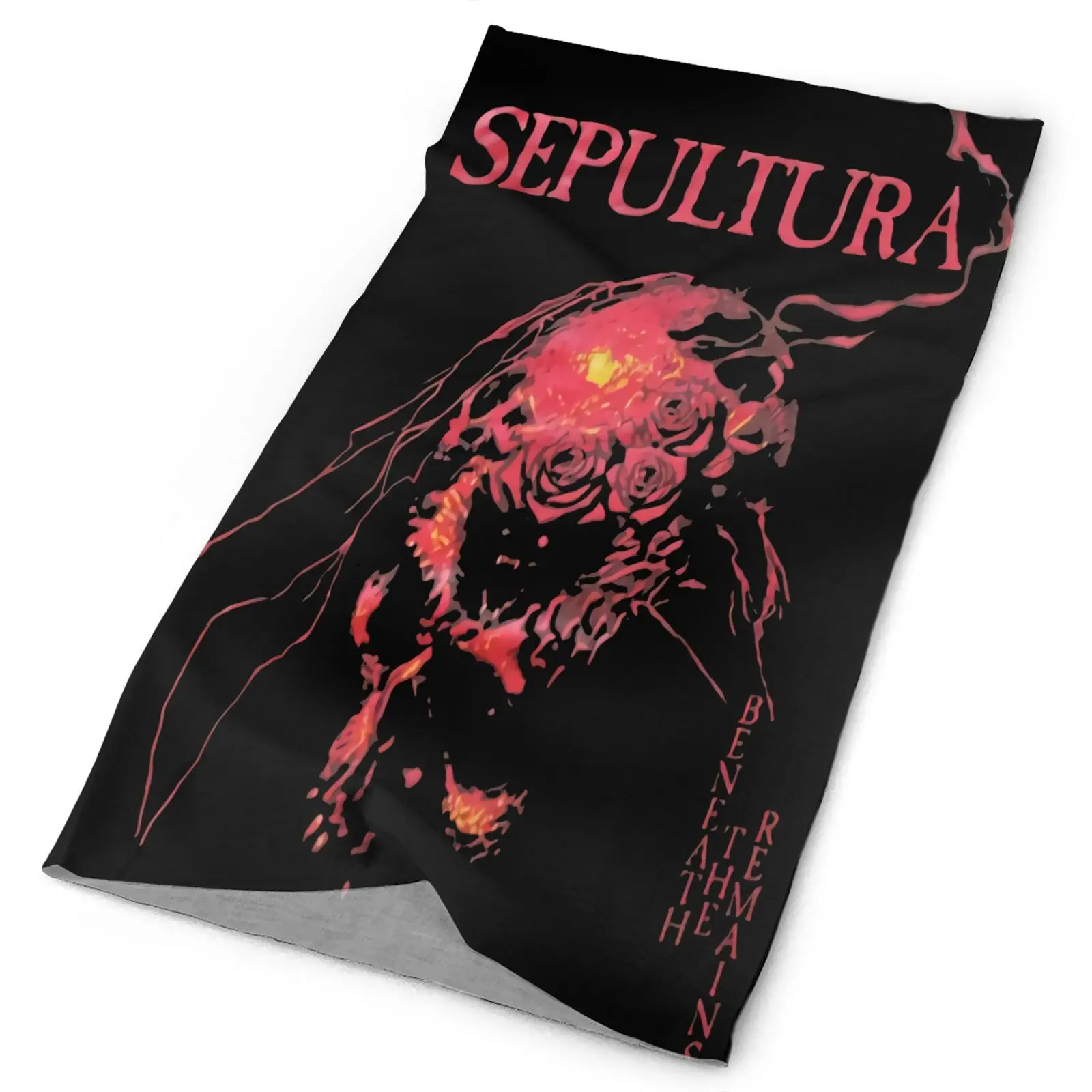 

Бандана Sepultura мужская с металлическим ремешком, бандана, зимняя Балаклава, бандана, шемаг
