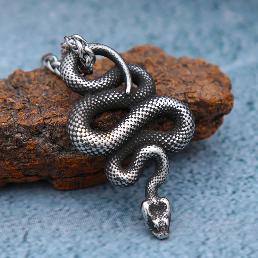 Мужское колье из нержавеющей стали в стиле панк/хип-хоп | Украшения и аксессуары