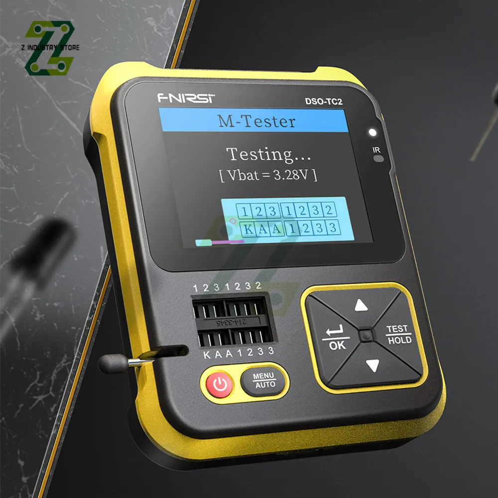 

DSO-TC2 Portable Digital Oscilloscope Transistor Tester 2-in-1 Multi-function Multimeter Diode Voltage Detect PWM Out