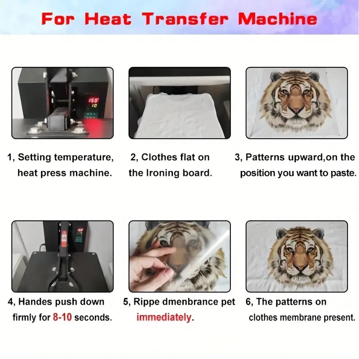 4 наклейки на тему Трампа DTF Горячая перепечатка персонализированные