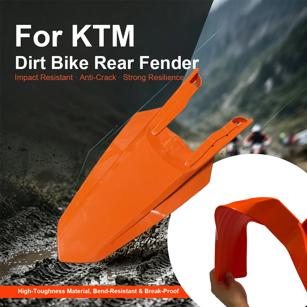 Фото Заднее крыло-брызговик для мотоцикла KTM SX SXF XC XCF XCW XCFW XWF EXC EXCF 125 250 350 450 2023-2026, аксессуары №1