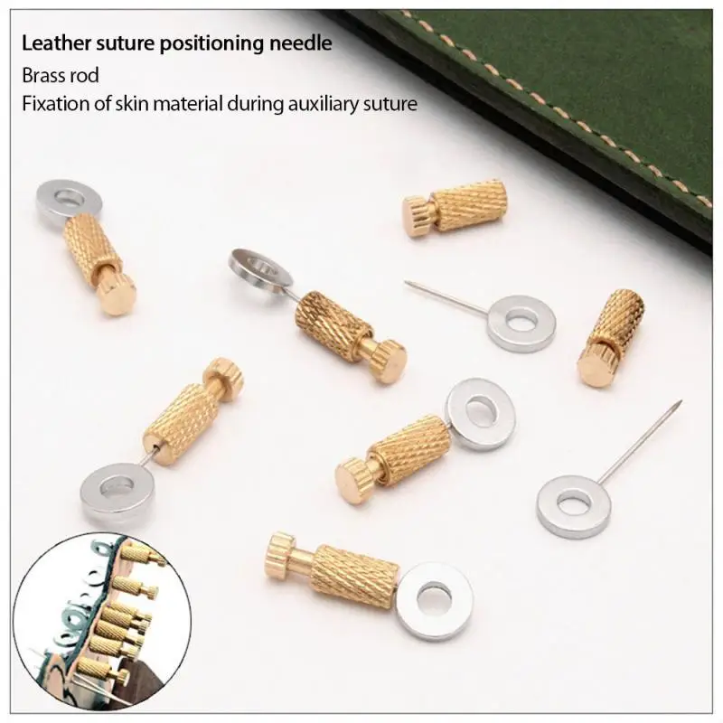 

DIY Handmade Leathercraft Tools Suture Fixing Needle Fixed Needle Sparse Stitch Lock Needle Leather Craft Making Tools Set
