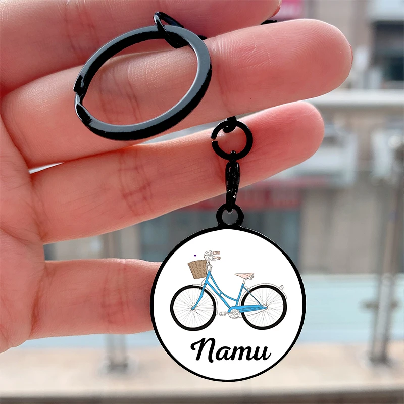 

Fashion Namjooning Namjoon Bike Cool Key Tag Motorcycles Cars Backpack Keychain For Friends Key Ring Gifts Accessories