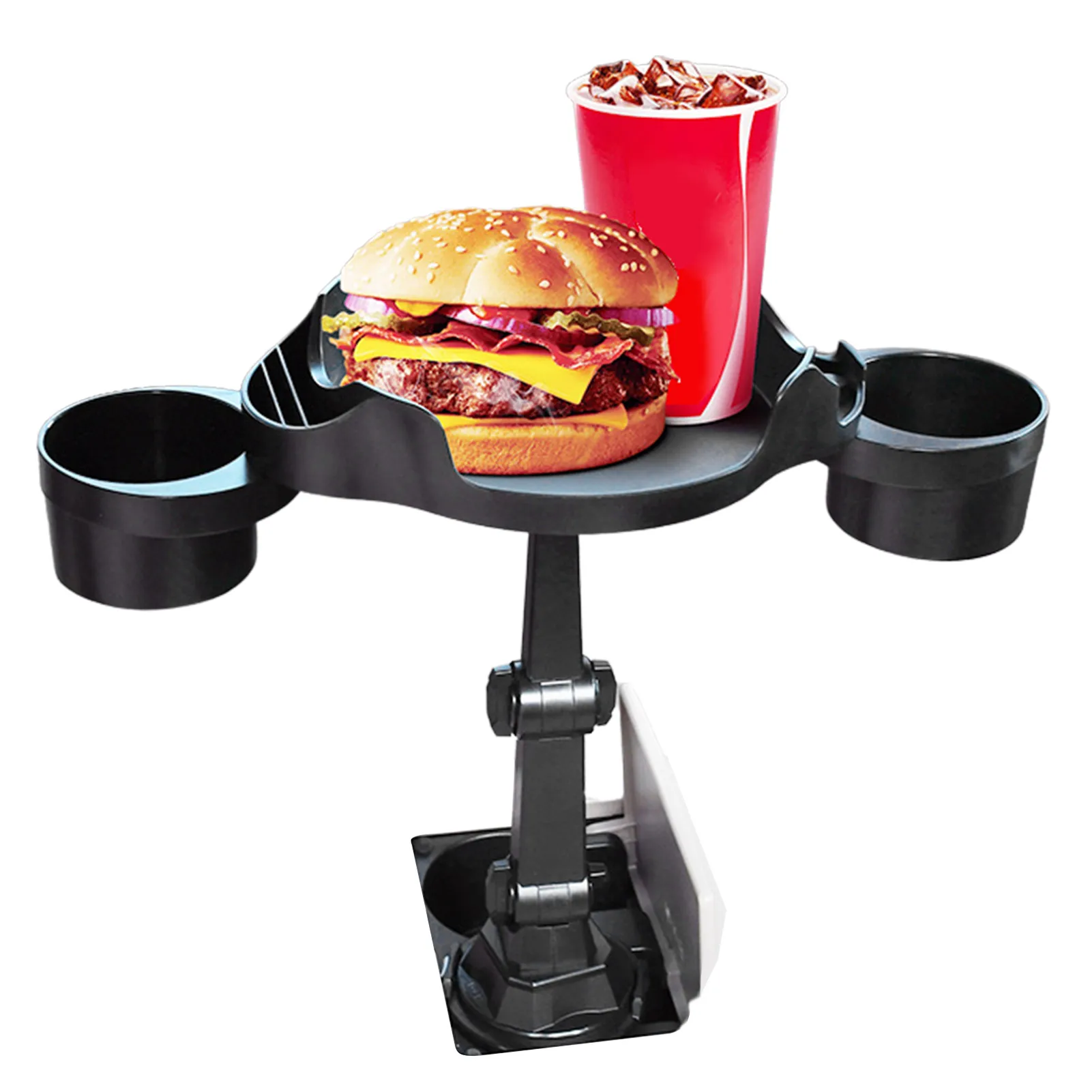 

Universal Car Tray Double Cup Holder And Mobile Phone Holder Multifunctional Cup Holder Tray for Car Storage Holder