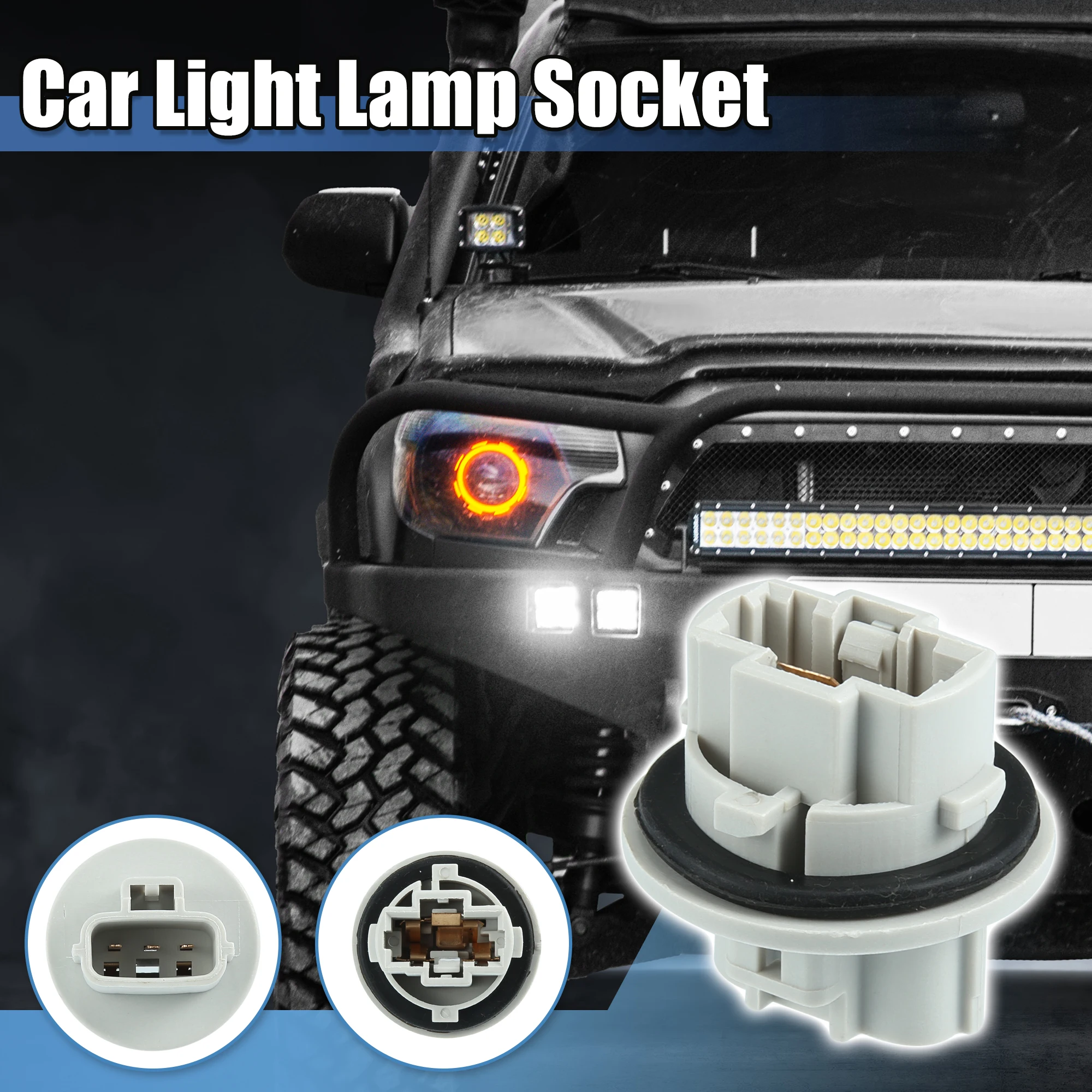 

X Autohaux патрон для лампы указателя поворосветильник передний задний фонарь держатель основа для Toyota Tacoma Tundra Corolla Venza Highlander Sequoia