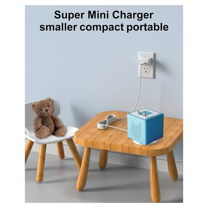 Сменный USB-кабель питания DT21 для аудиоплеера Toniebox, адаптер зарядной базовой станции 9В 1.6А для Toniebox, белый. (art.: 3920dd074eec1) - 3920dd074eec1