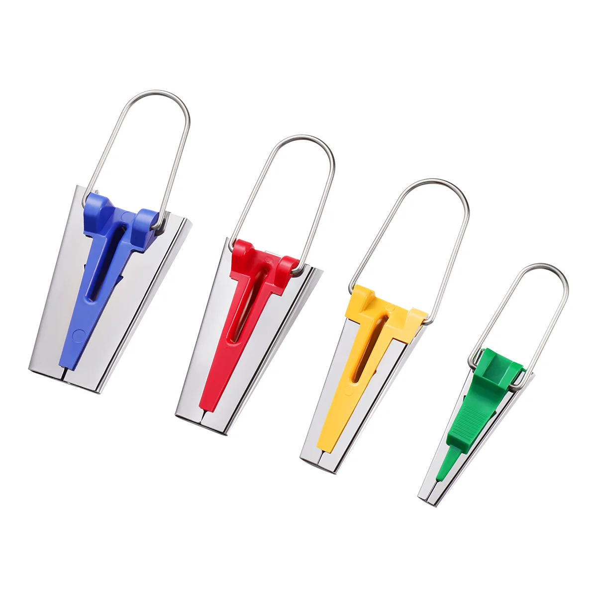 

Fenical 4 Pcs Fabric Bias Tape Maker Patchwork Bias Binding Tape Crafts Sewing Tool 6mm 12mm 18mm 25mm