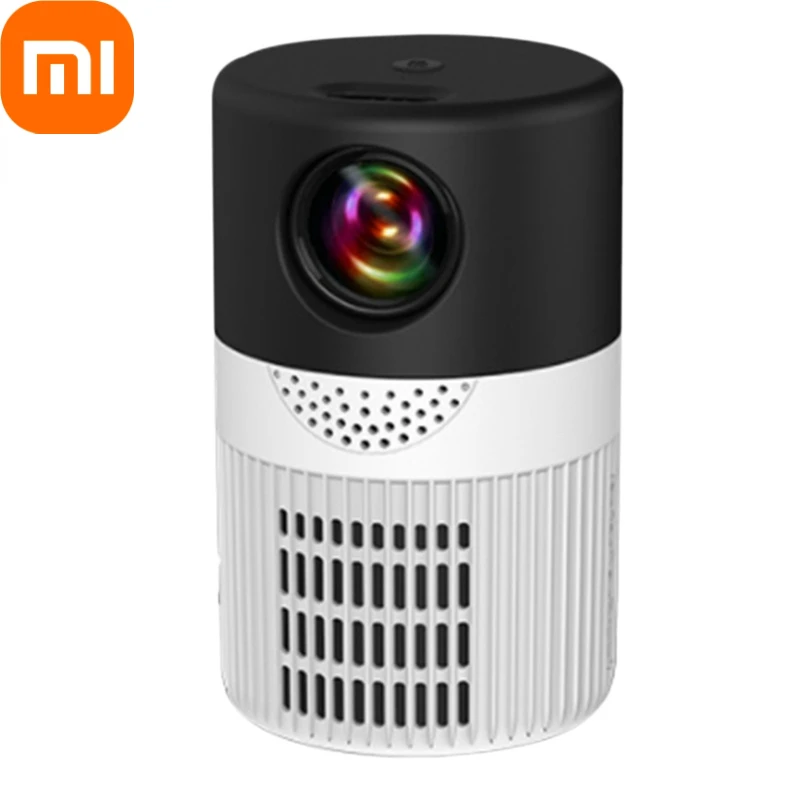 

XIAOMI Top Deals YT400 LED Mobile Video Projector Home Theater Media Player Kids Gift Mini Projector Portable(Black White)